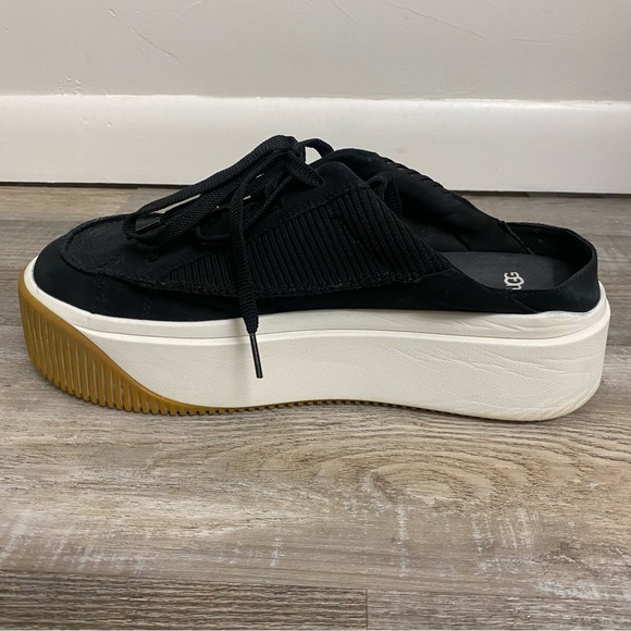 UGG Women’s EZ-Duzzit Platform Mule Black-size 12 - Picture 2 of 6
